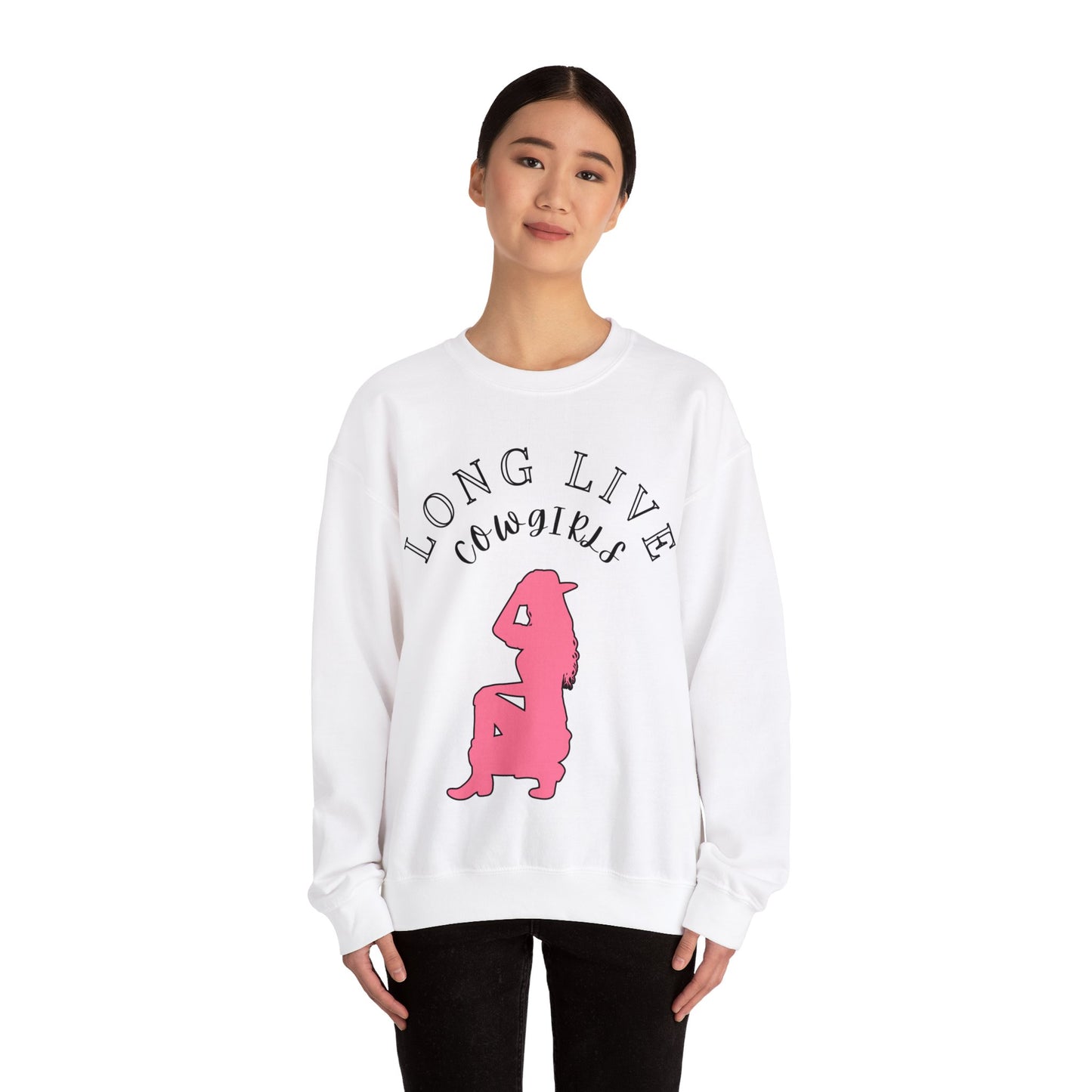 “Long Live Cowgirls” crew neck