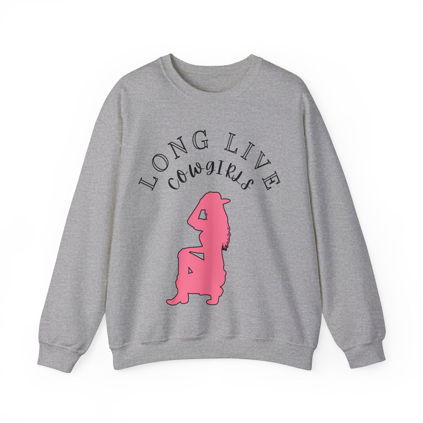 “Long Live Cowgirls” crew neck