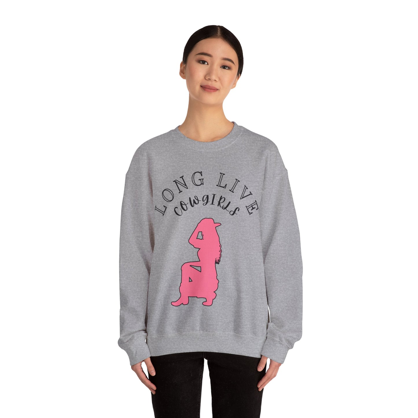 “Long Live Cowgirls” crew neck