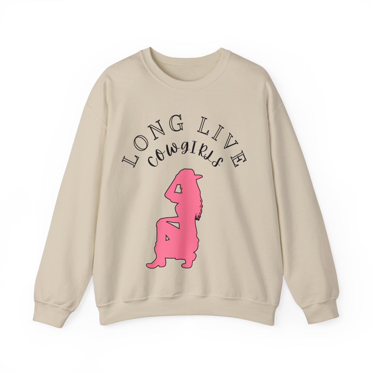 “Long Live Cowgirls” crew neck