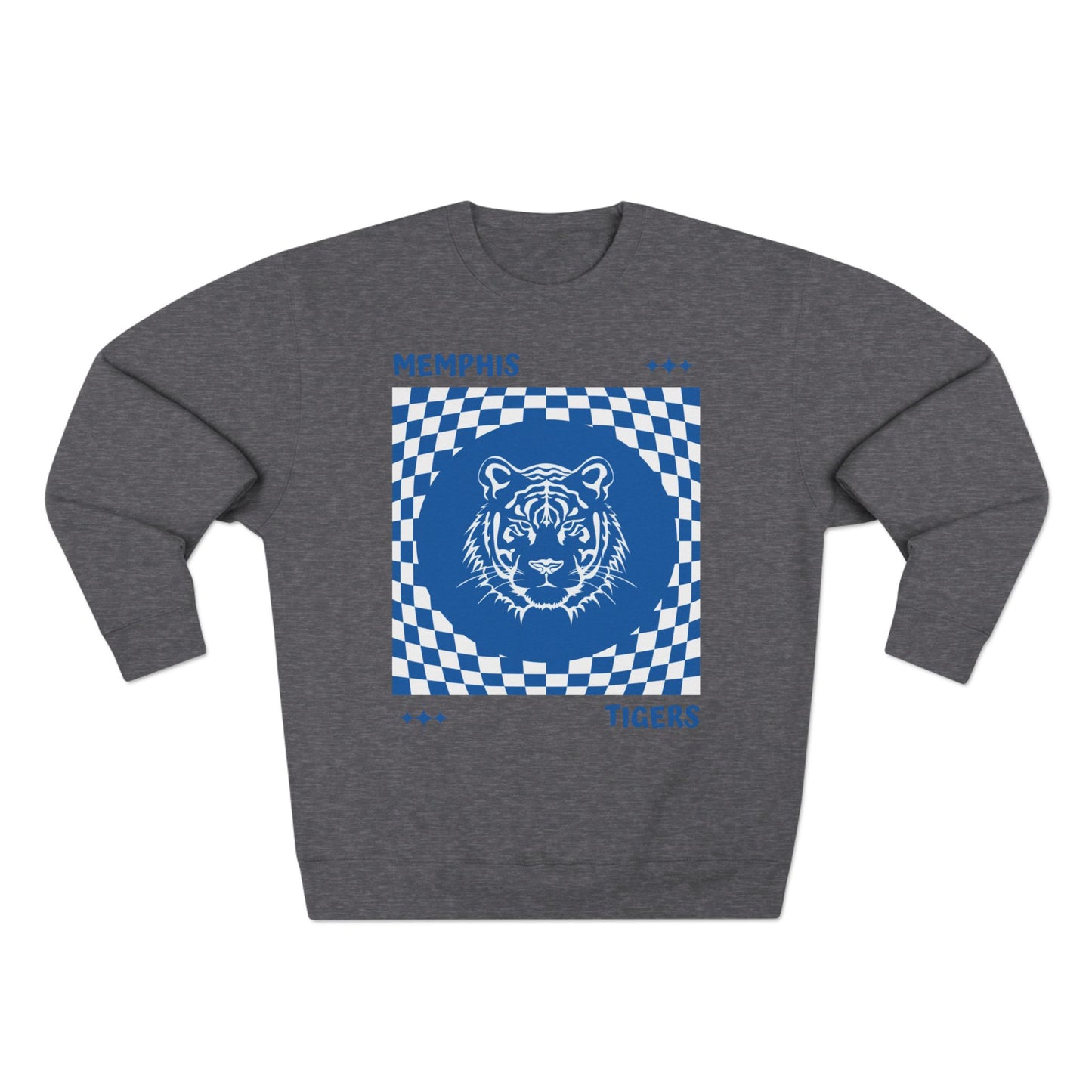“Memphis Tigers Checkered” Crew Neck