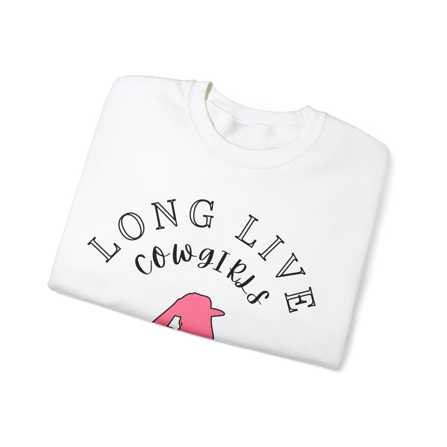 “Long Live Cowgirls” crew neck