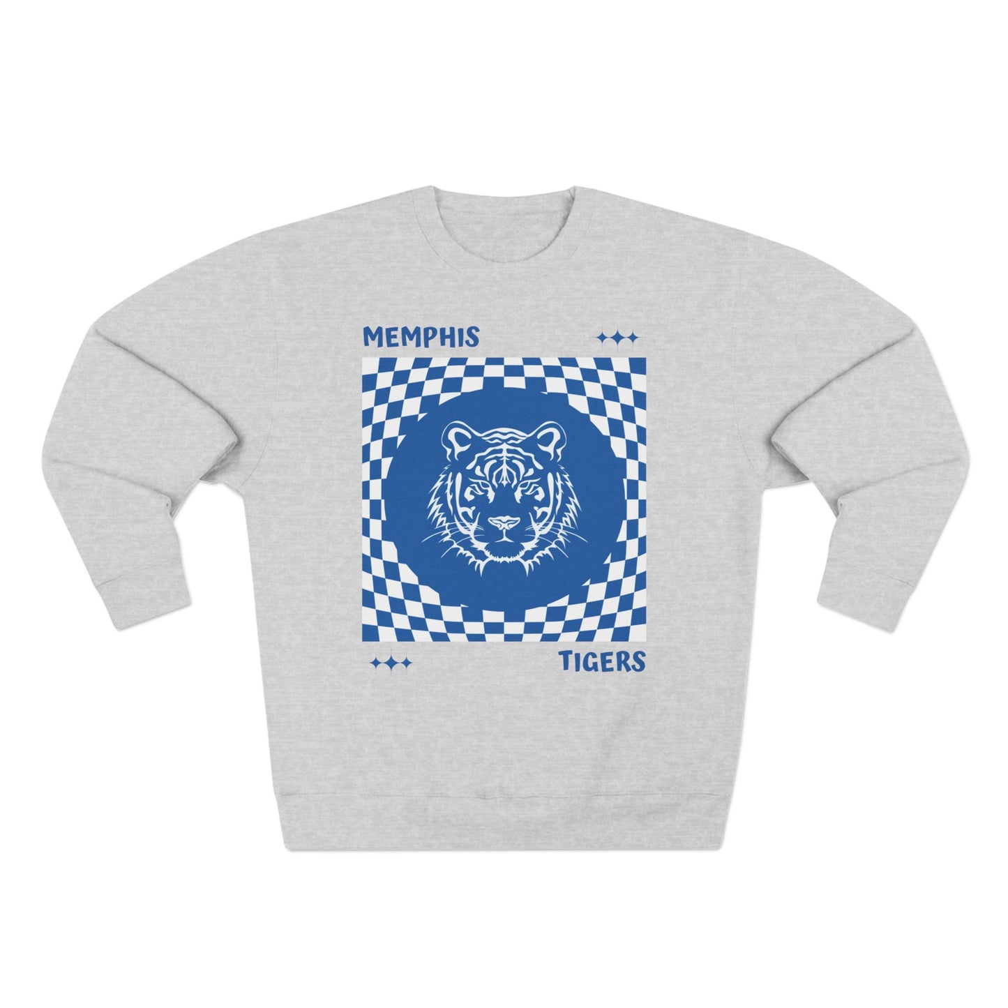“Memphis Tigers Checkered” Crew Neck
