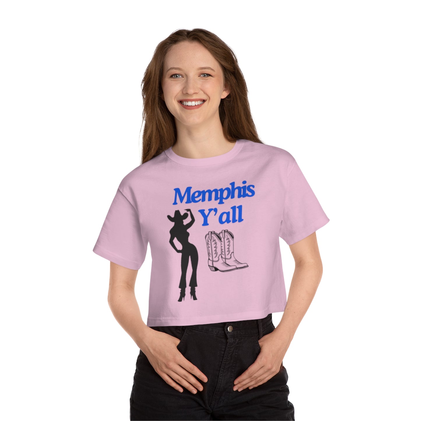 “Memphis y’all” cropped tee
