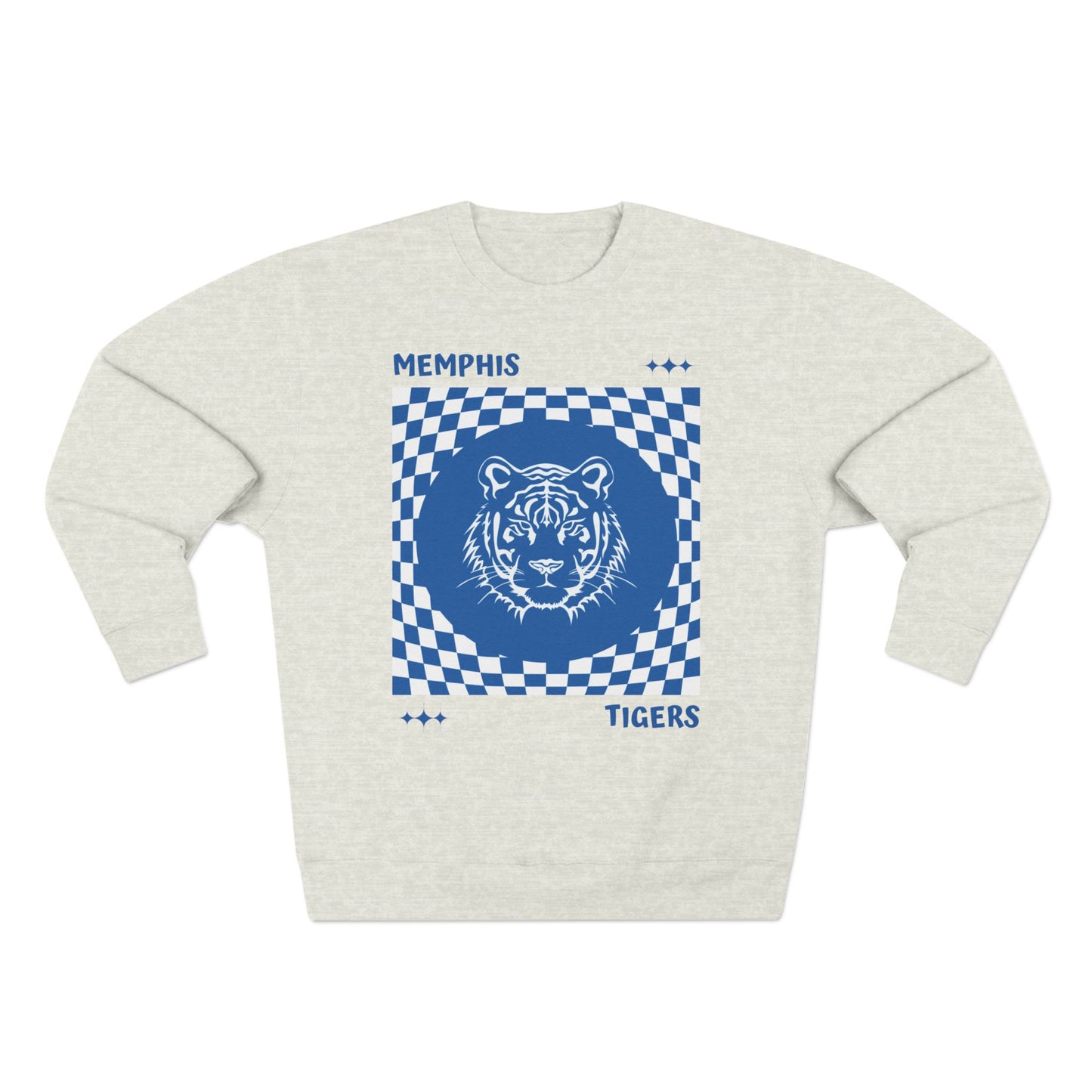 “Memphis Tigers Checkered” Crew Neck