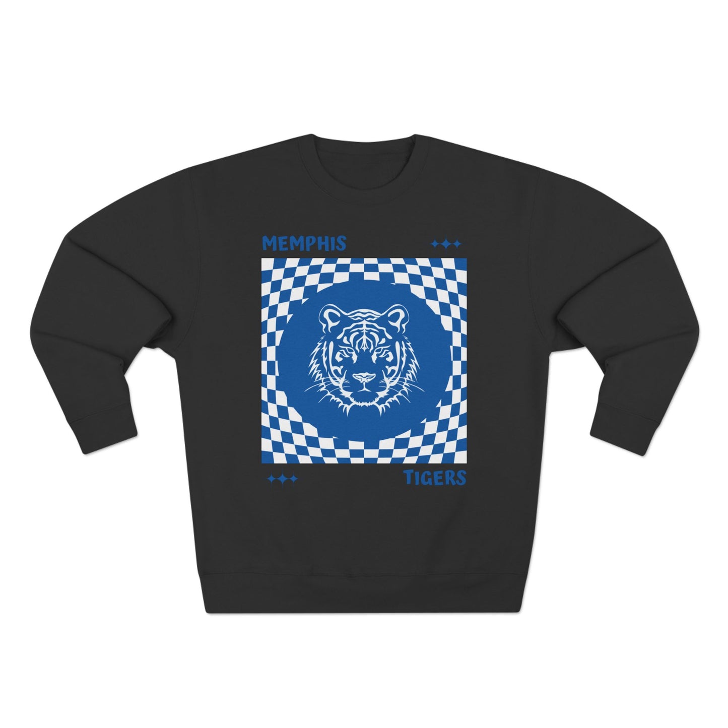 “Memphis Tigers Checkered” Crew Neck