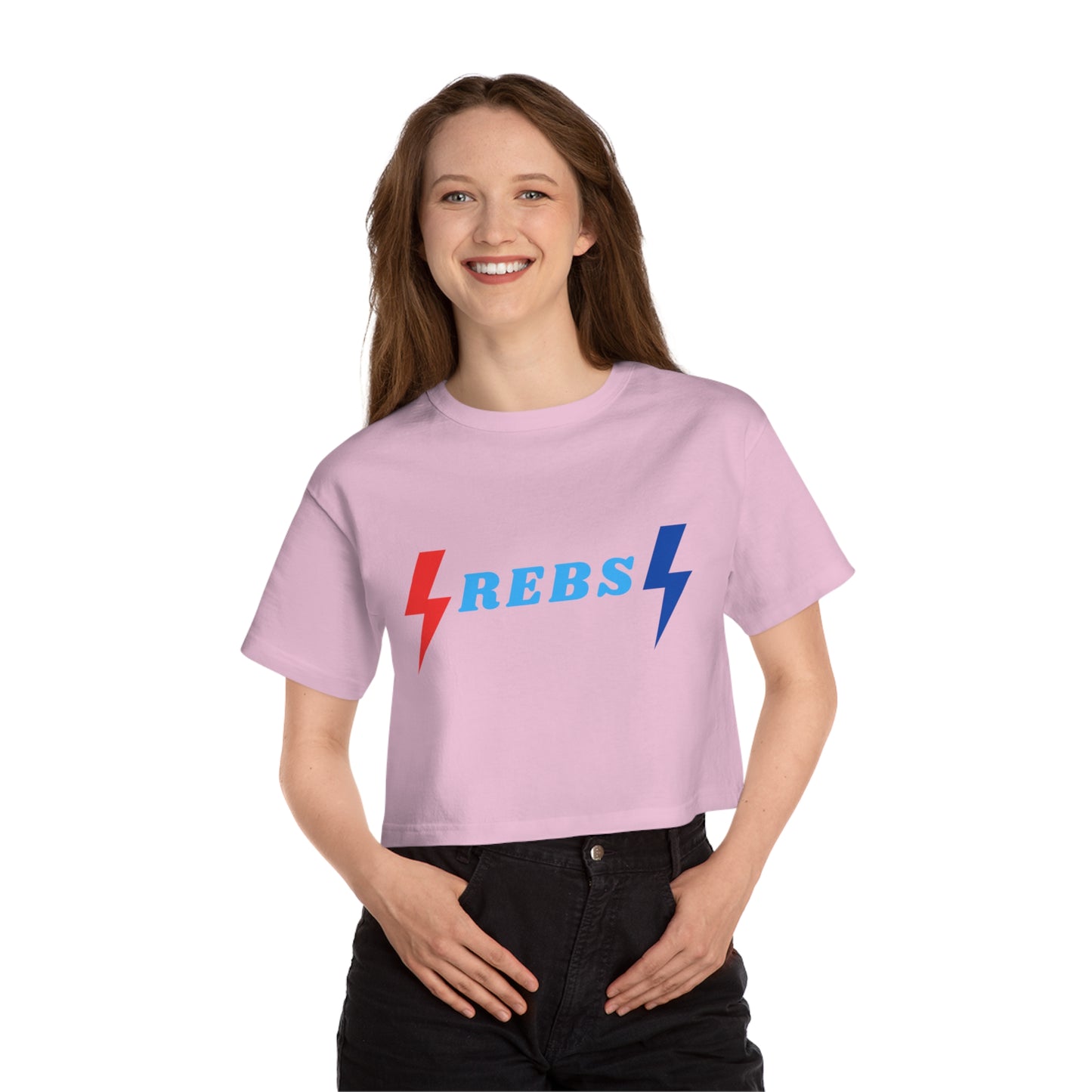 “Rebs Lightening” Cropped Tee